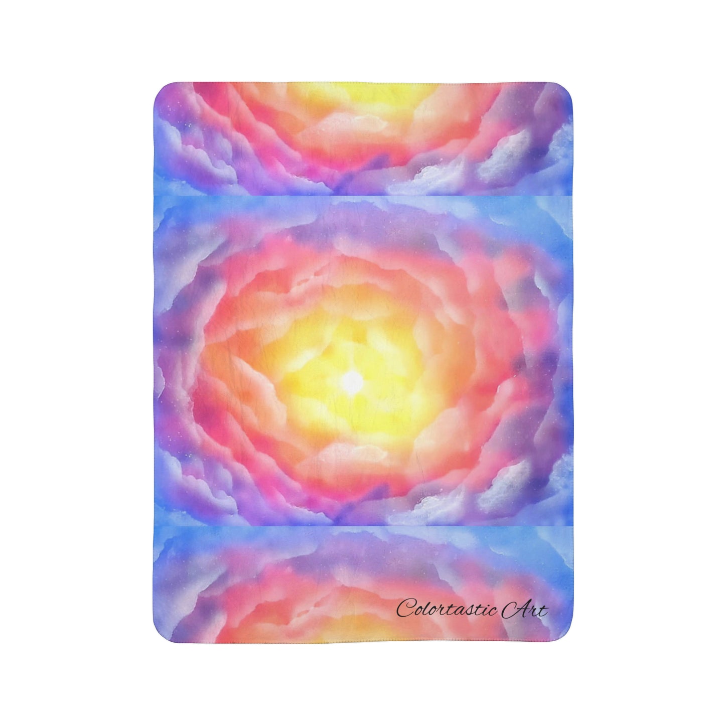 Portal to Paradise Fleece Sherpa Blanket