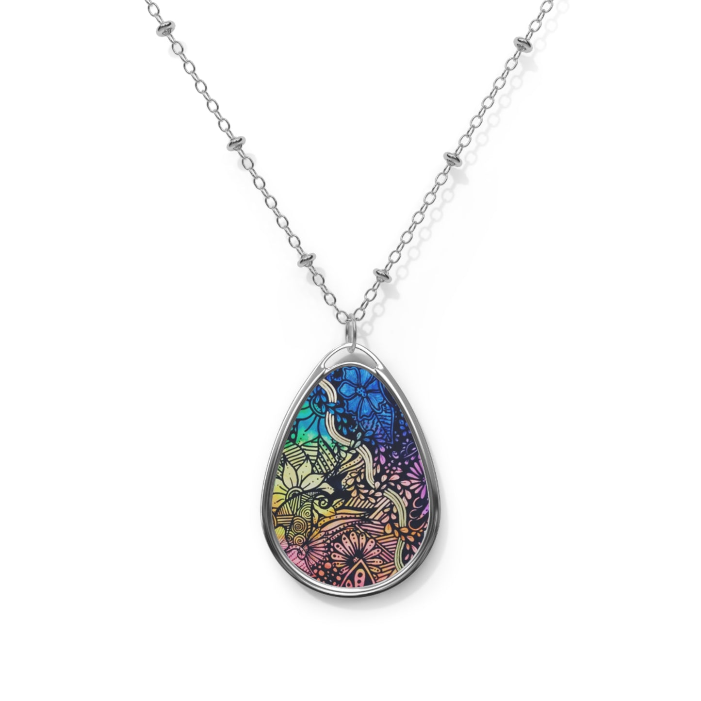 Multicolored Zendoodle Garden Necklace