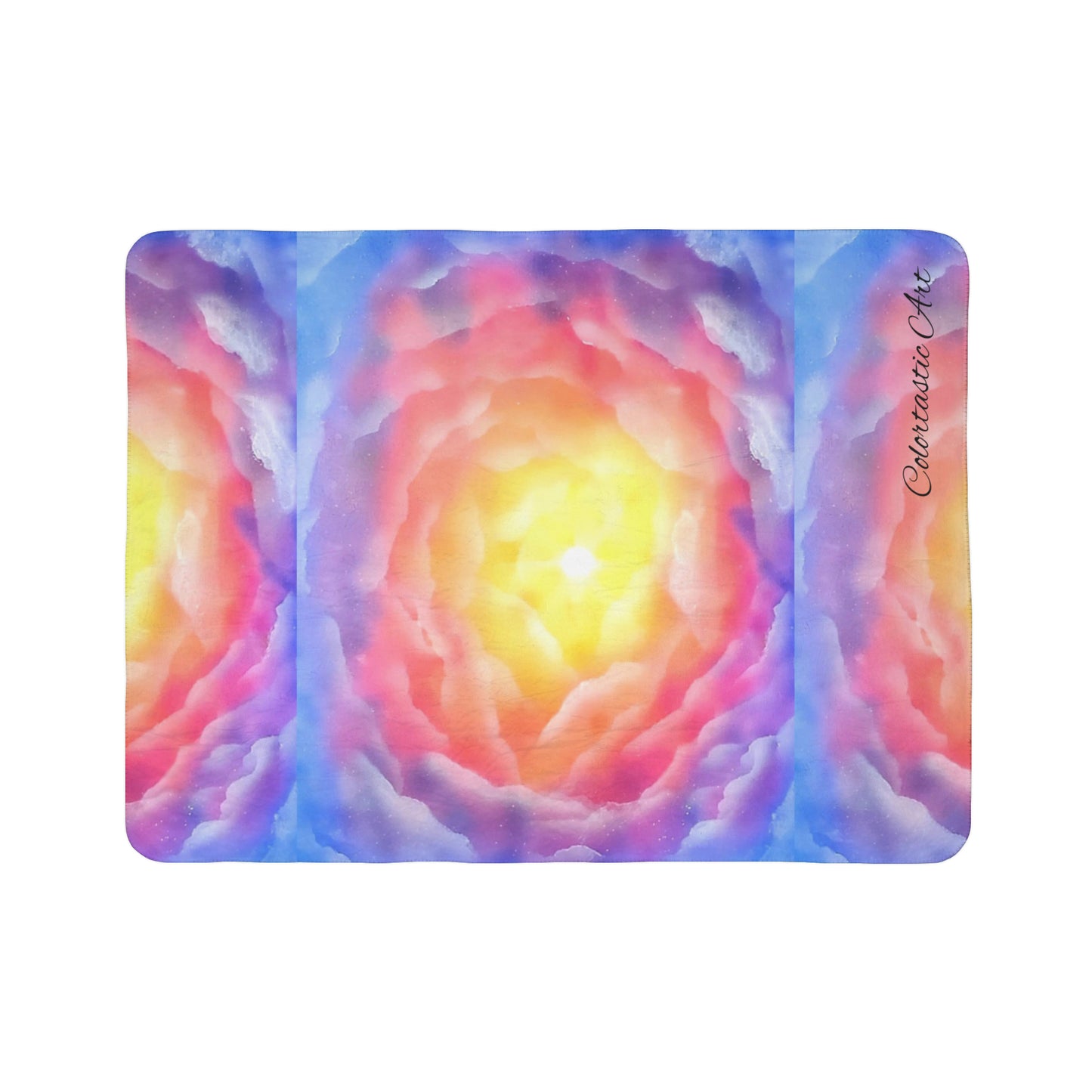 Portal to Paradise Fleece Sherpa Blanket