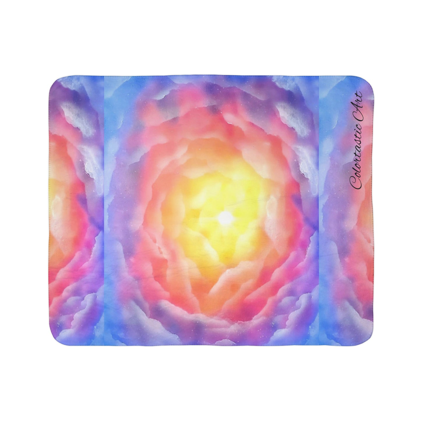 Portal to Paradise Fleece Sherpa Blanket
