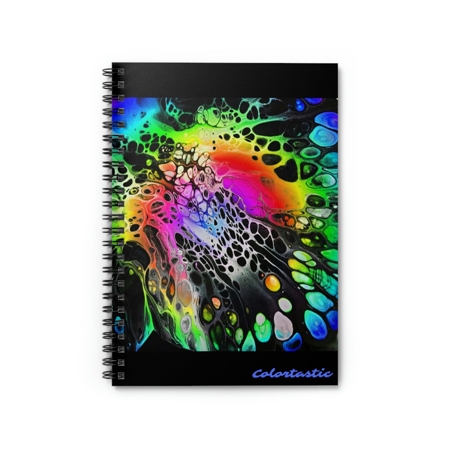 Rainbow Web Spiral Notebook - Ruled Line